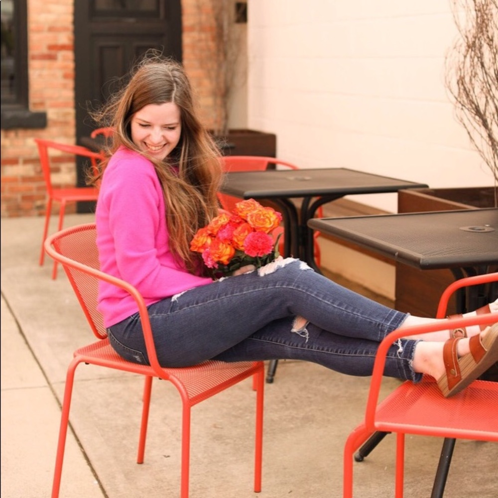Hot Pink Cashmere Sweater